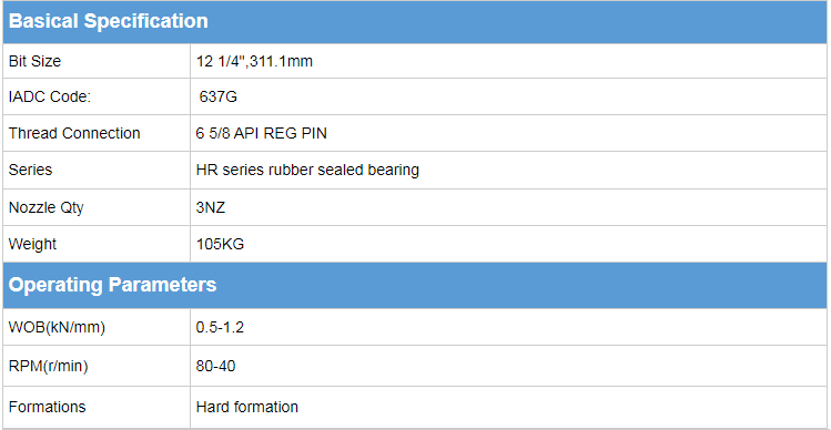 12.14.637 三牙轮钻头